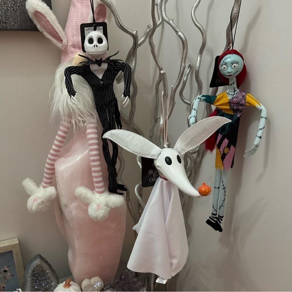 Disney the nightmare before Christmas small figurines hangable zero sally jack